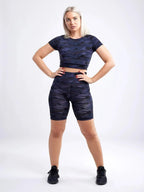 Women's Lightweight Short-Sleeve Crop Top - Workout & Casual - SJB-DIAMOND ELITES