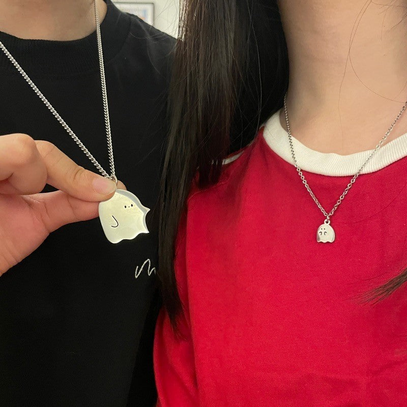 Cute Ghost Little Monster Necklace Pi-Mart