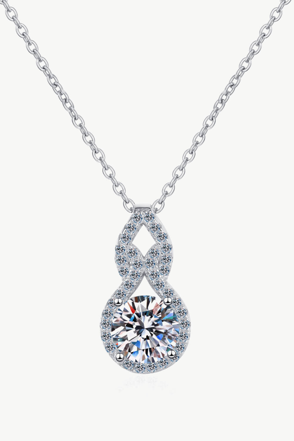 Carat Moissanite Pendant Necklace Pi-Mart