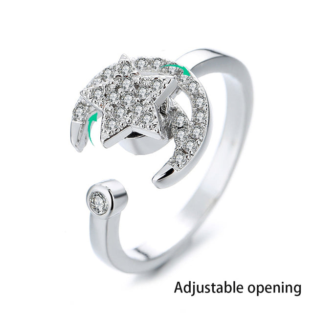Rotating Four-Leaf Ring - SJB-DIAMOND ELITES