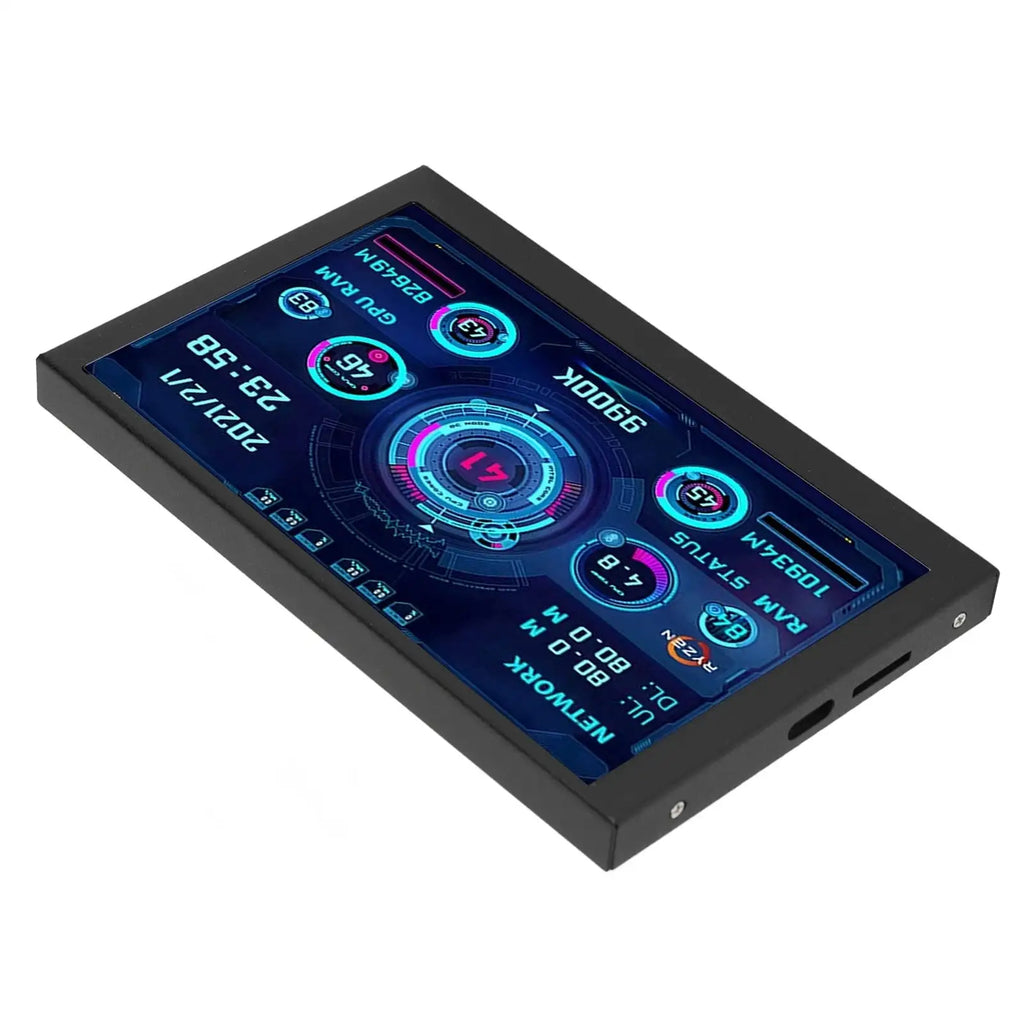 PC CPU Data Monitor 5in IPS USB C TYPE C Temperature Display PC CPU GPU RAM Data Monitor - SJB-DIAMOND ELITES