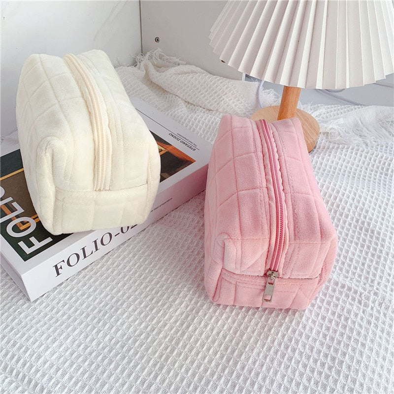 Fur Makeup Bag - SJB-DIAMOND ELITES