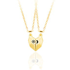 Korean Fashion Magnetic Couple Necklace Pi-Mart