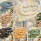 1pc Cozy Double-Sided 3D Rabbit Hair Blanket - Soft, Warm, and Fuzzy for Snuggling Up - Perfect for Office, Outdoor Camping, Sofa, and Gift Giving Lootquake LLC