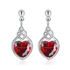 Heart-shaped Ruby Jewelry Suit Pi-Mart