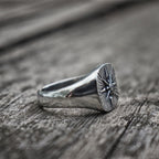Polaris Star Signet Ring - SJB-DIAMOND ELITES