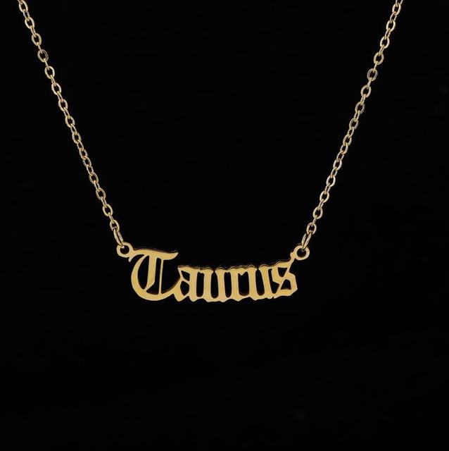 Zodiac Necklace Alphabet - SJB-DIAMOND ELITES
