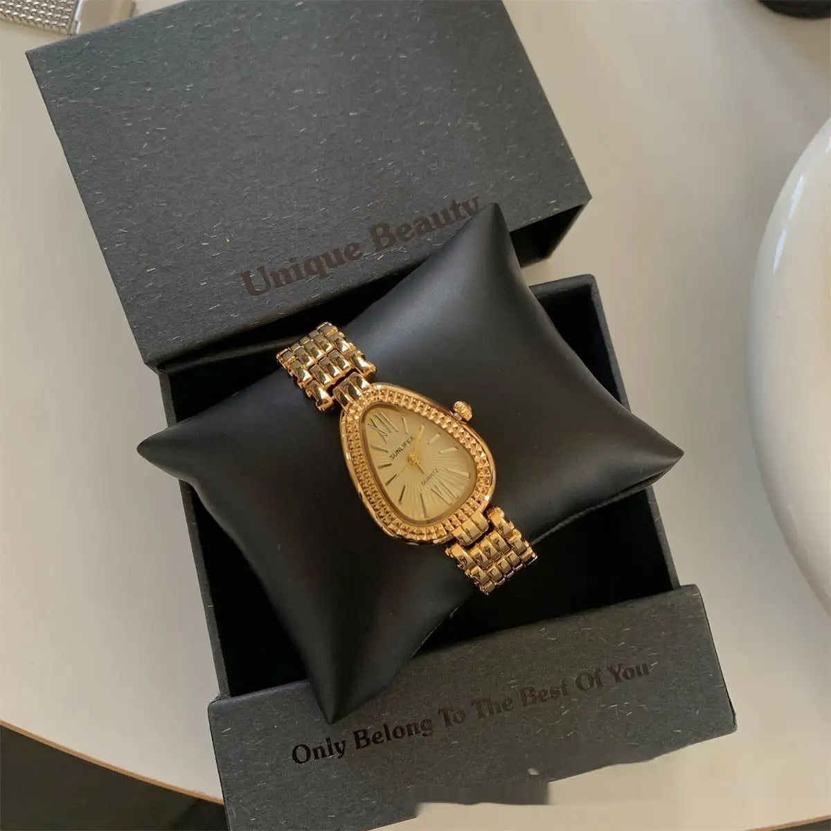 Golden Snake Head Gorgeous Chain Watch Women Lootquake LLC