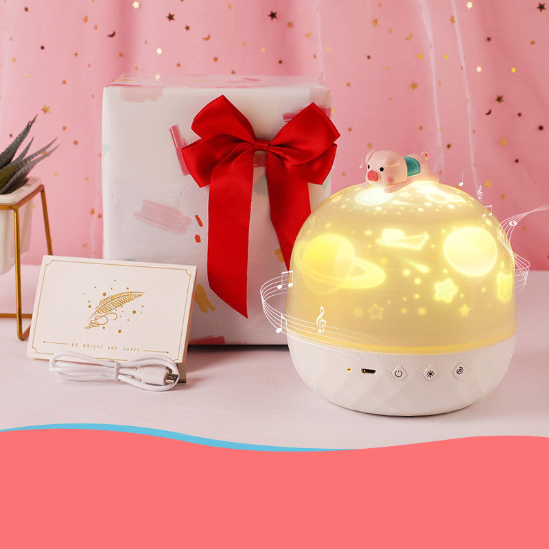 Children's Bedroom Dream Rotating Gypsophila Projection Lamp Pi-Mart