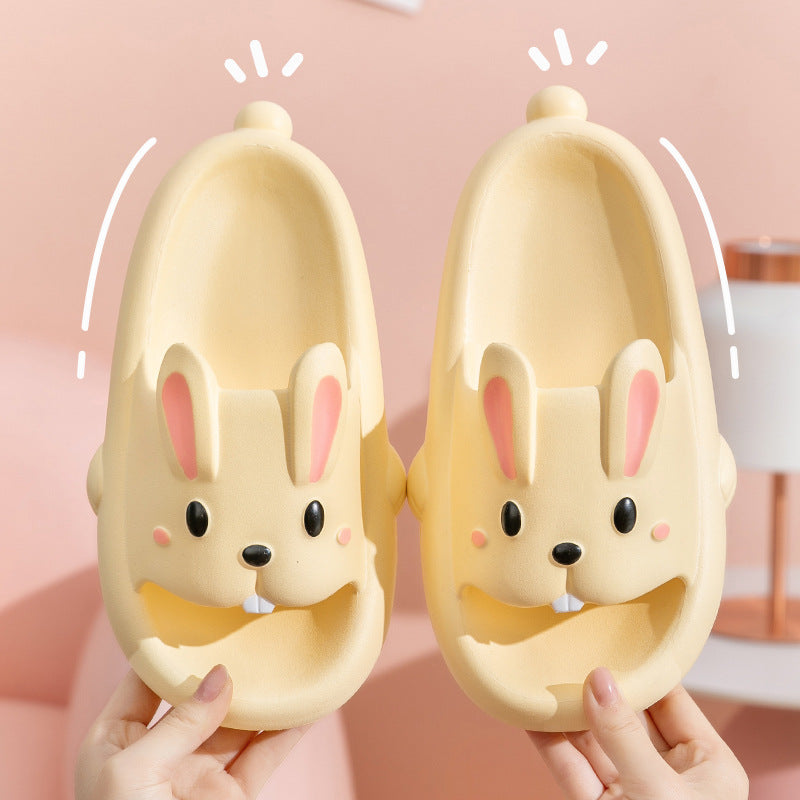 Cute Rabbit Slippers For Kids Women Summer Home Shoes Bathroom Slippers Pi-Mart