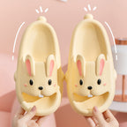 Cute Rabbit Slippers For Kids Women Summer Home Shoes Bathroom Slippers Pi-Mart