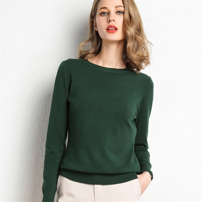 Knitted Pullover Women Sweater Pi-Mart