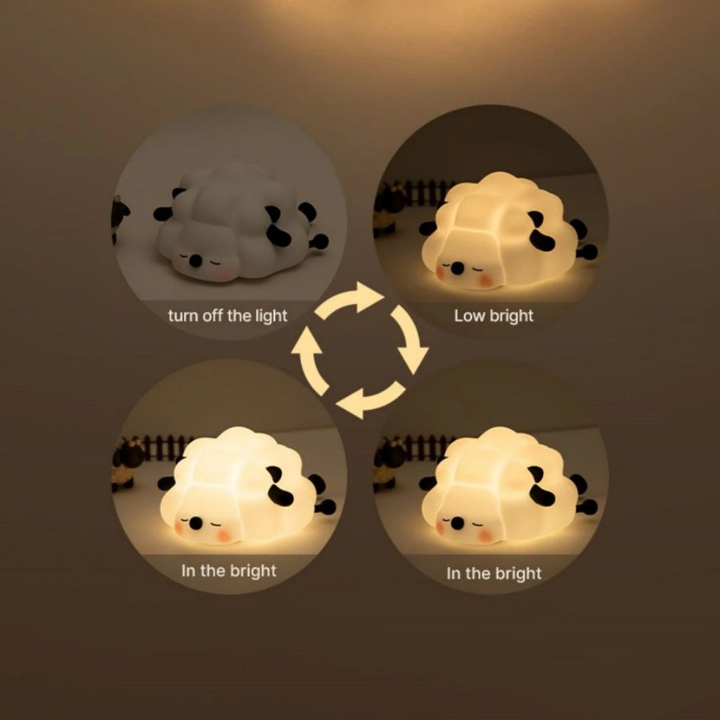 Silicone Soft Light Eye Protection Pat Small Night Lamp Pi-Mart