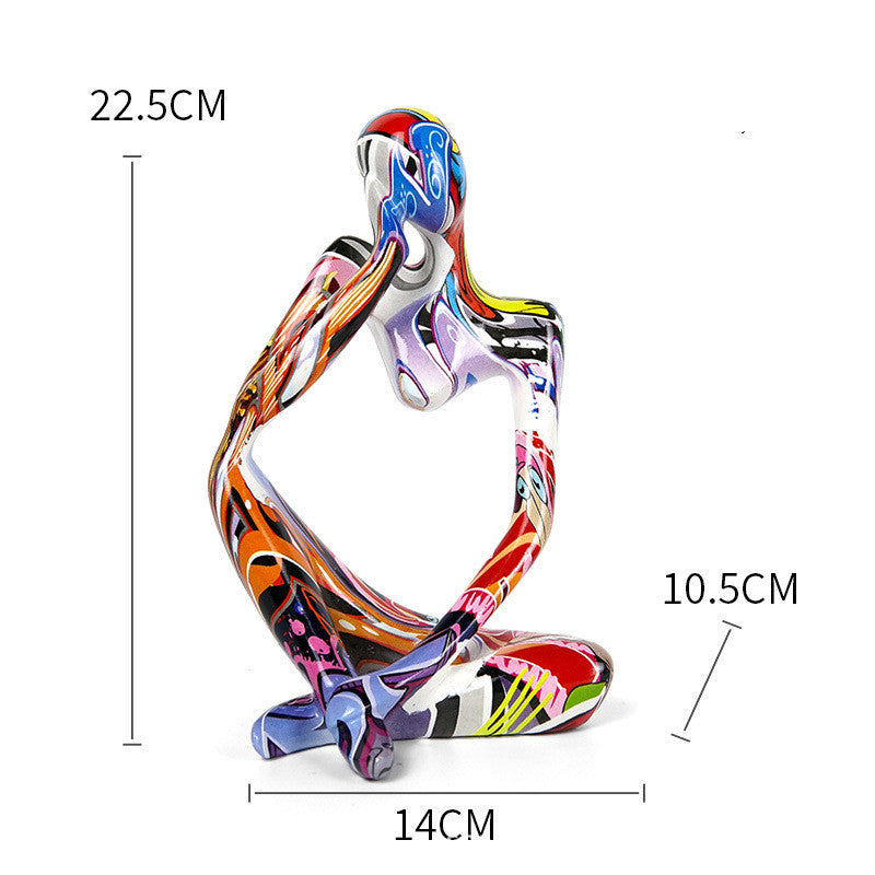 Character Ornament Thinker Creative Crafts Pi-Mart