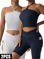 2 Pieces Sports Bra Athletic Running Sports Bra - SJB-DIAMOND ELITES