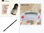 Double eyelash brush eyebrow brush Pi-Mart