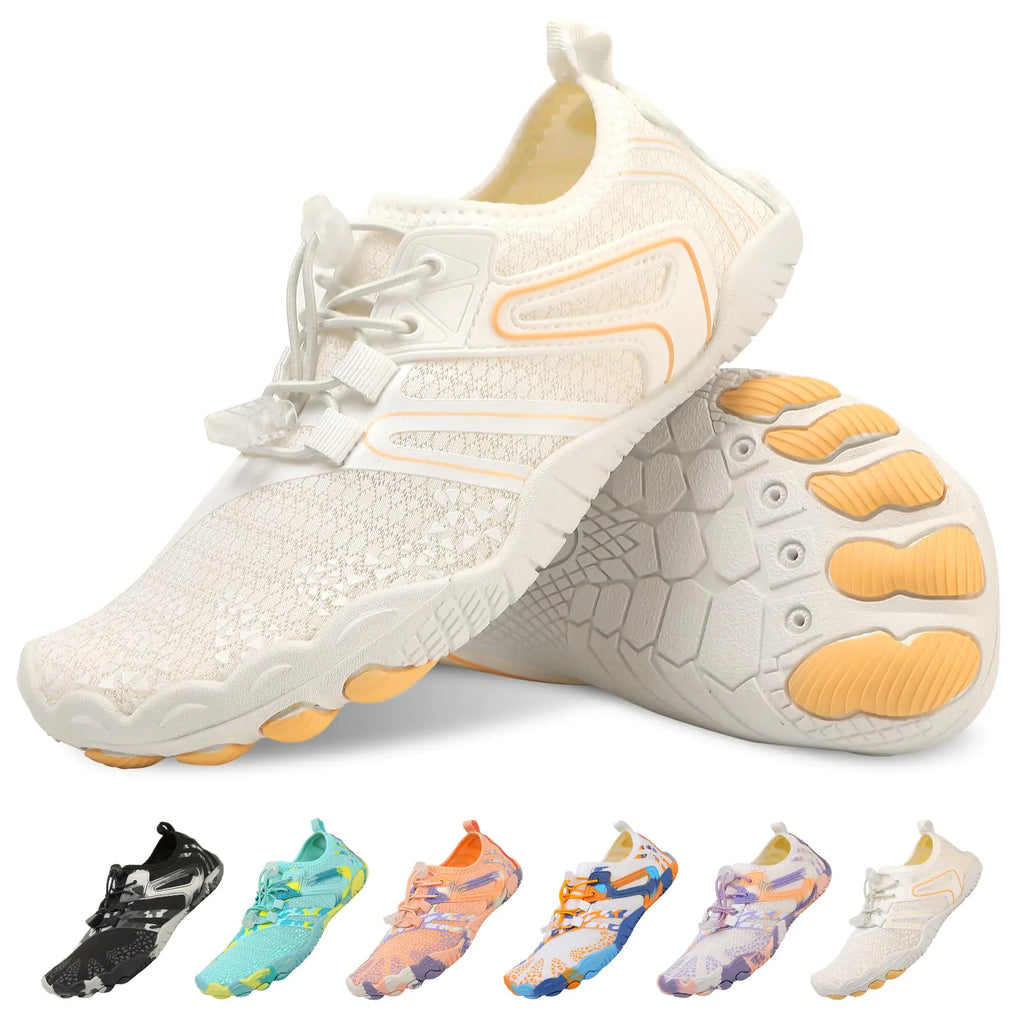 EWUHA Water Shoes for Women Mens Barefoot Shoes Quick Dry Swim Shoes Beach Shoes Womens Water Shoes Adult Non-Slip Sports Aqua Shoes for Beach River Pool Lake Hiking Kayaking Surfing Diving Walking Pi-Mart