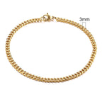 Vnox Men's Chunky Curb Chain Bracelet Pi-Mart