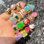 Colorful Sweet Trendy Ring - SJB-DIAMOND ELITES