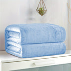 Ultra-Soft Flannel Throw Blanket - Solid Color, Cozy & Warm for Couch, Bed, Office, and Travel - Machine Washable, All-Season Comfort Lootquake LLC