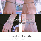 2Pcs Heart Magnet Bracelet for Lovers Pi-Mart