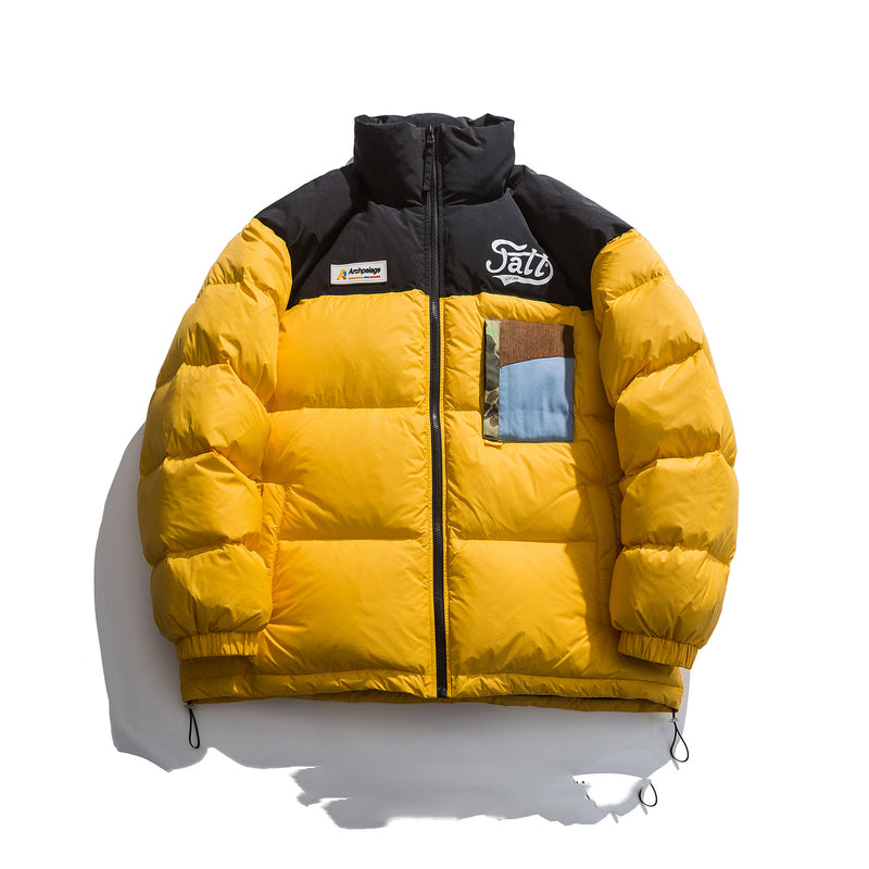 Down Jacket Men's Street Loose Couple's All-match Trendy Jacket