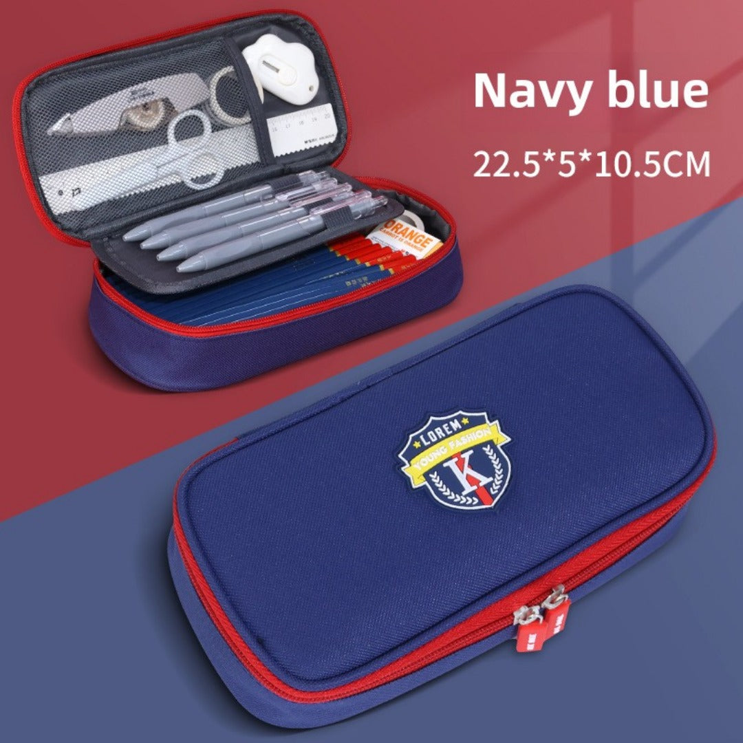 Large capacity multi-layer pencil case, primary school children's stationery box, pencil case, stationery storage bag - SJB-DIAMOND ELITES