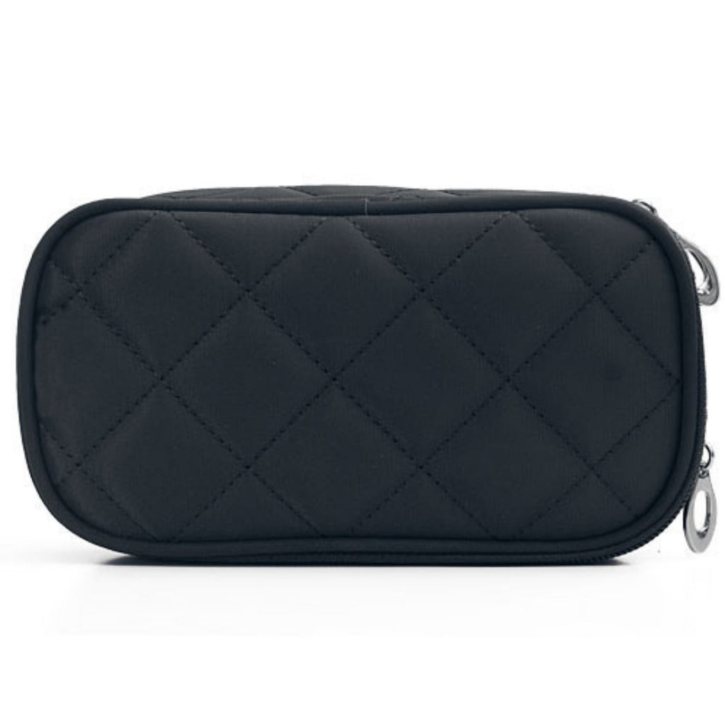 Nylon Cosmetic Bag, Waterproof Geometric Rhombus Cosmetic Wash Bag, makeup bag with compartments for College Dorm Camp Gym - SJB-DIAMOND ELITES