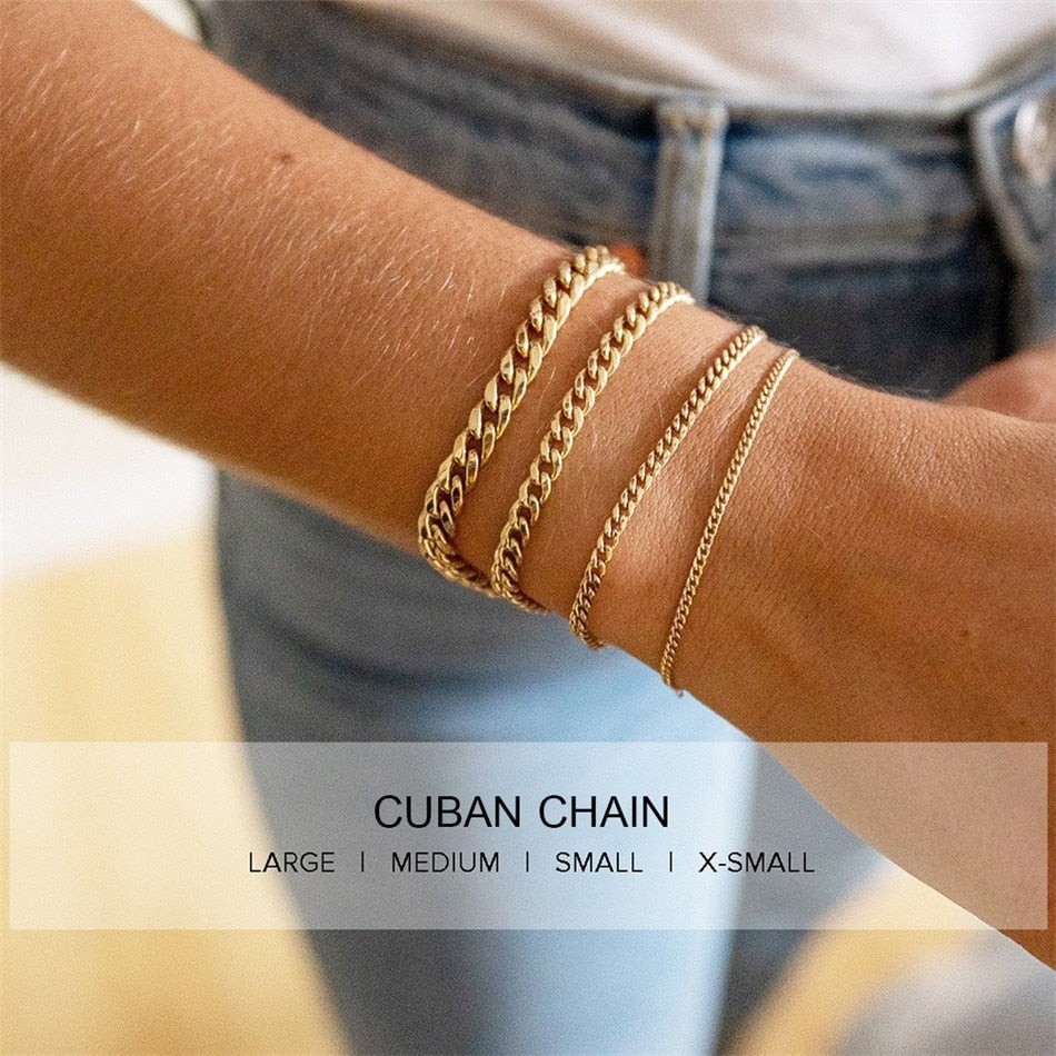 Curb Chain Stainless Steel Bracelet Pi-Mart