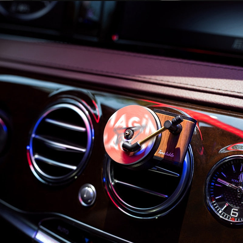 Car Turntable Vinyl Spin Perfume - SJB-DIAMOND ELITES