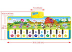 Baby Mat Musical Carpet Music Mat Piano Mat & 8 Instrument Tone Early Educational Toys For Kids Piano