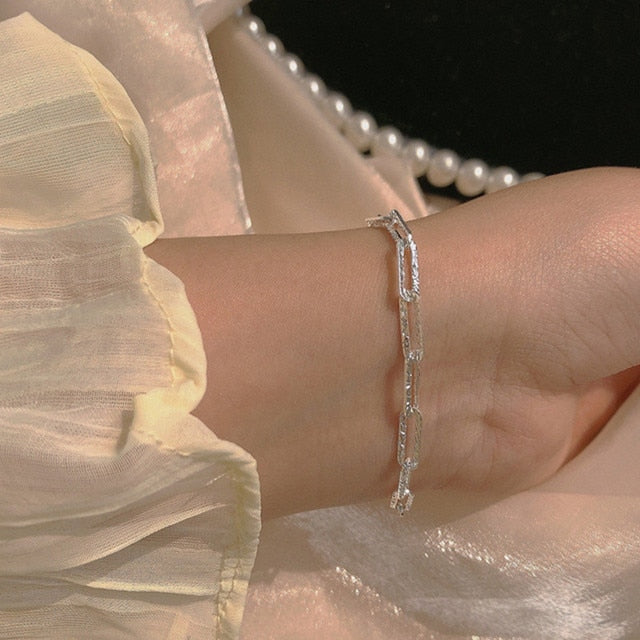 Sparkling Clavicle Chain Necklace Pi-Mart