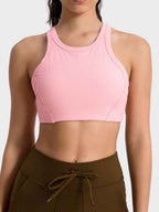 Millennia Wide Strap Cropped Sport Tank