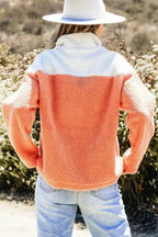 Contrast Half Zip Long Sleeve Sweatshirt - SJB-DIAMOND ELITES