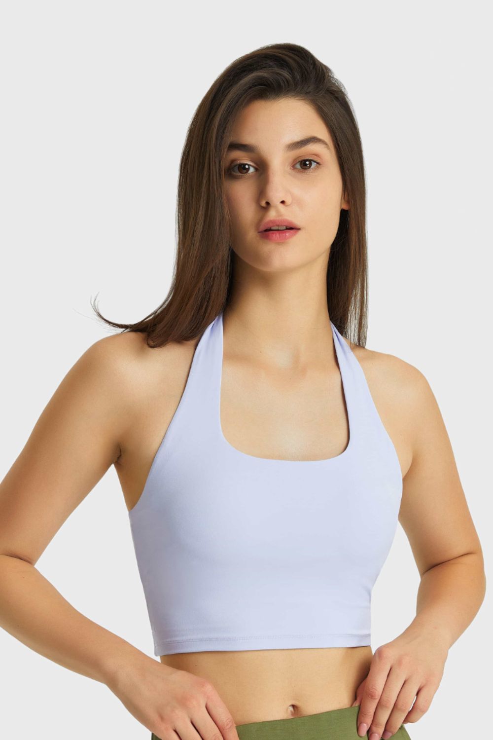 Millennia Breathable Halter Neck Sports Bra THRIXINE