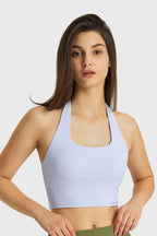 Millennia Breathable Halter Neck Sports Bra THRIXINE