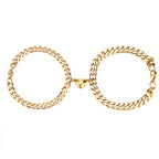 2Pcs Heart Magnet Bracelet for Lovers Pi-Mart