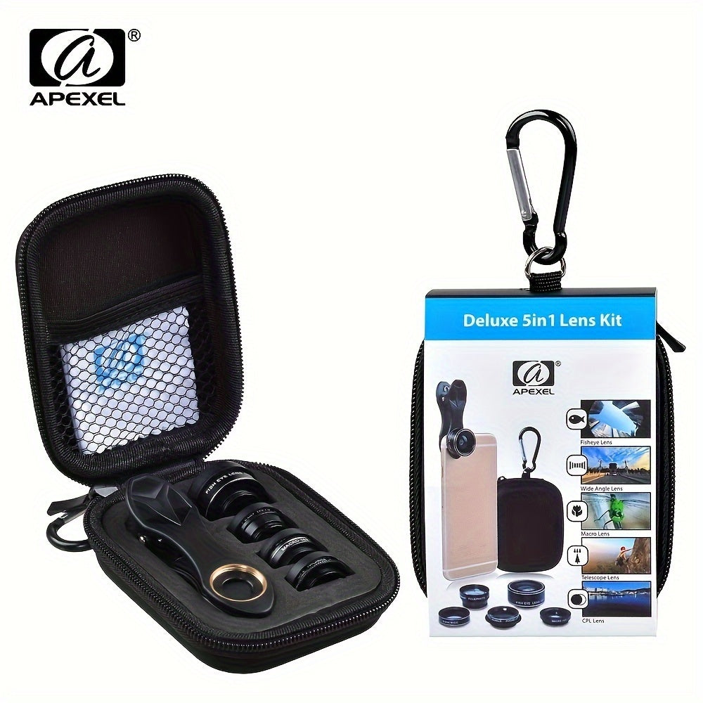 [5-in-1 HD Camera Lens] 5 In 1 HD Camera Lens Kit