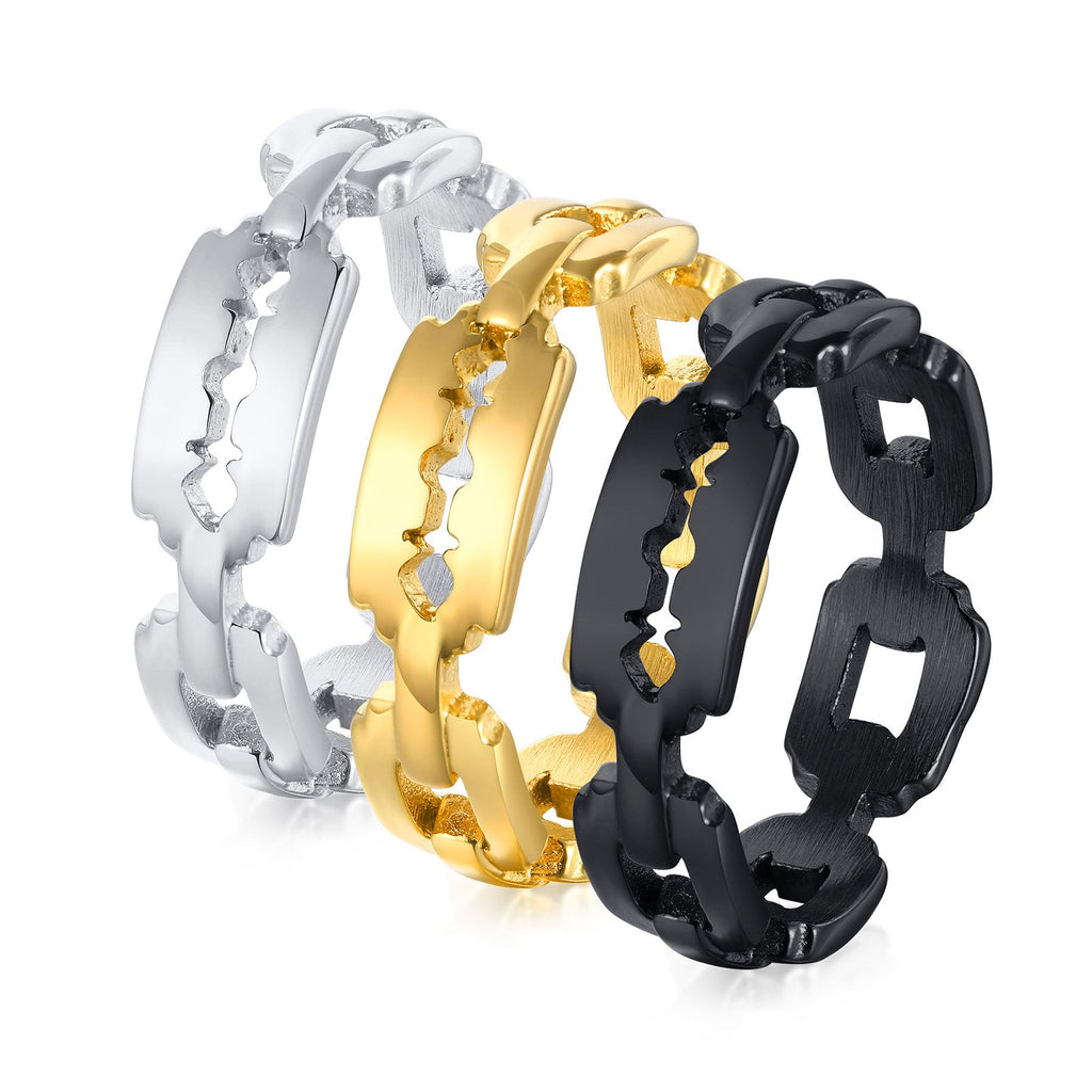 Razor Blade Rings Pi-Mart