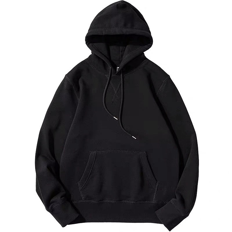 Terry Cloth Morandi Pullover Solid Color Hoodie