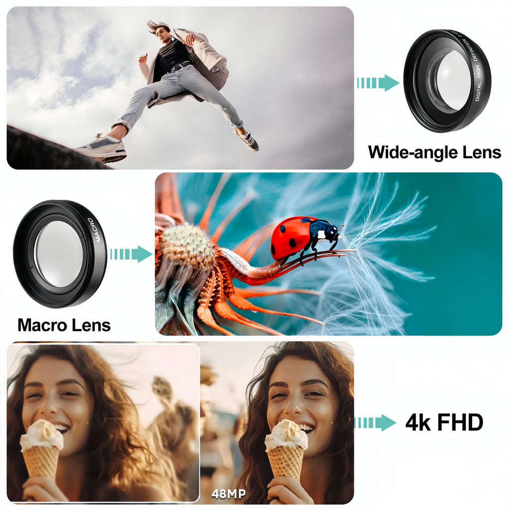 4K 48MP 16X Autofocus Digital Camera for Photography and Video, WiFi Enabled, 3" 180° IPS Flip Screen, Anti-Shake, Compact Vlogging Camera with 32GB Card and 2 Batteries Lootquake LLC