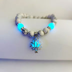 Glow In The Dark Natural Stone Bracelet Pi-Mart