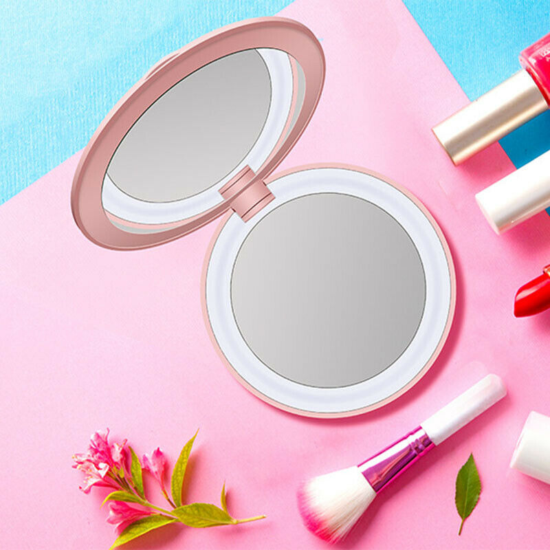 Charging Treasure Makeup Mirror With Light - SJB-DIAMOND ELITES