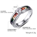 Zircon Rainbow Ring - SJB-DIAMOND ELITES
