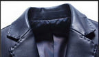 Middle Aged And Elderly Fathers Wear Loose Casual Leather Jackets Pi-Mart