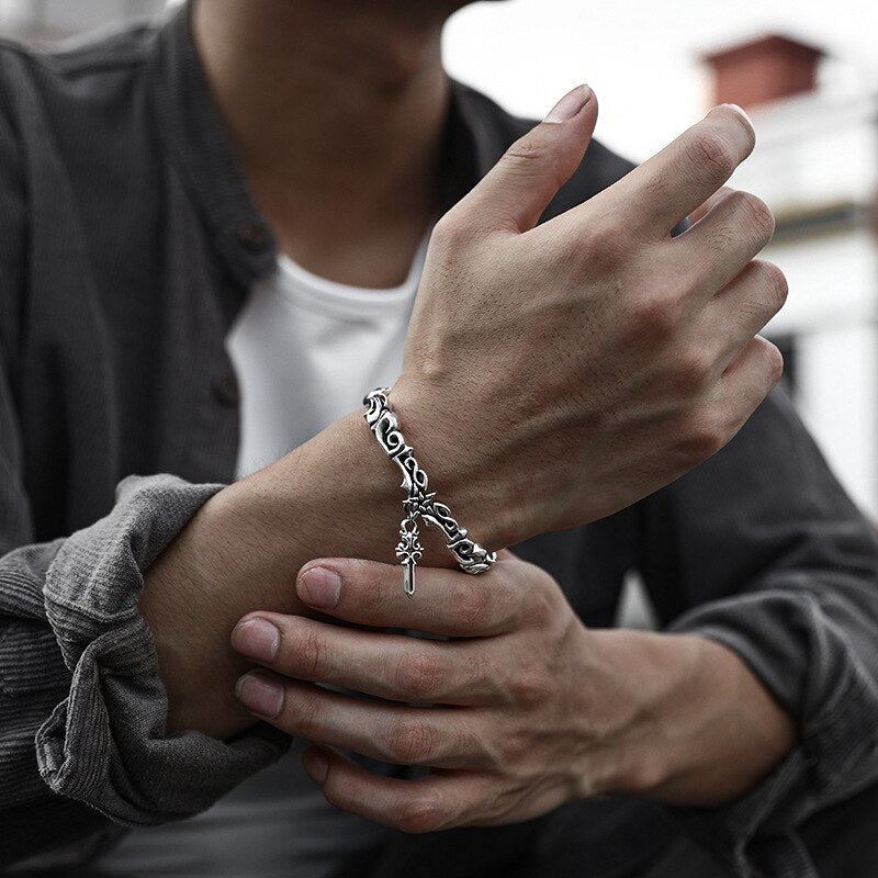 Cross Bangle Bracelet Pi-Mart