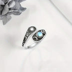 Moon Star Pattern Fashionable Women's Ring Pi-Mart