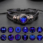 Zodiac Constellation Bracelet Braided Design Bracelet For Men Women Kids Pi-Mart