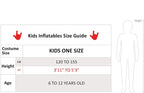 Costume for Kids, Inflated Costume, Kids Inflatable Costume, Child Inflatable Costume, Inflatable Costume Kids, Abducted by Aliens Costume, Blow Up Costume - SJB-DIAMOND ELITES