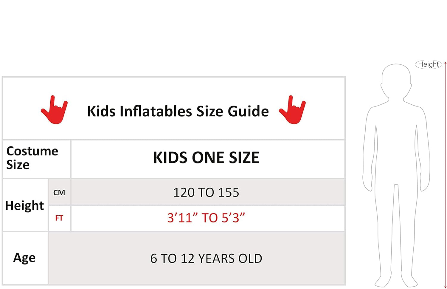 Costume for Kids, Inflated Costume, Kids Inflatable Costume, Child Inflatable Costume, Inflatable Costume Kids, Abducted by Aliens Costume, Blow Up Costume - SJB-DIAMOND ELITES